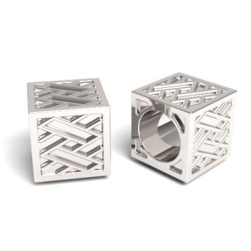 Przekładka ozdobna sześcian, srebro 925 PR 31 Przekładka ozdobna sześcian, srebro 925 PR 31