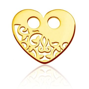 Zawieszka Celebrytka Serce, złoto próby 585 Zawieszka Celebrytka Serce, złoto próby 585