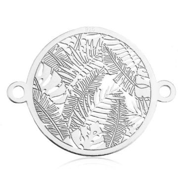 Łącznik okrągły z palmami, srebro 925 BL 710 - 0,4 mm Łącznik okrągły z palmami, srebro 925 BL 710 - 0,4 mm