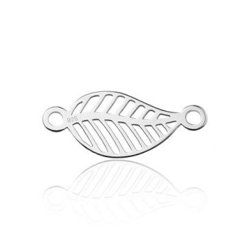 Łącznik / Zawieszka ażurowana Listek, srebro 925 BL 534 - 0,4 mm Łącznik / Zawieszka ażurowana Listek, srebro 925 BL 534 - 0,4 mm