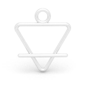 Zawieszka - symbol żywiołu ziemia, srebro 925 D45 Zawieszka - symbol żywiołu ziemia, srebro 925 D45