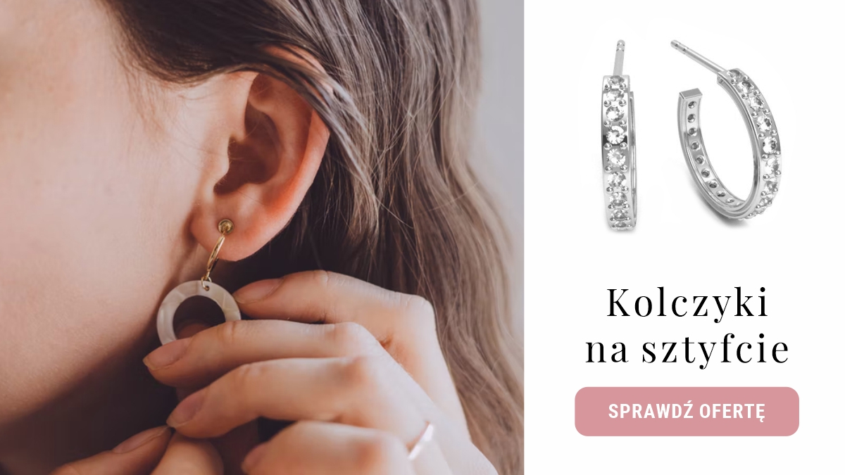 Sztyfty do kolczyków, srebro 925