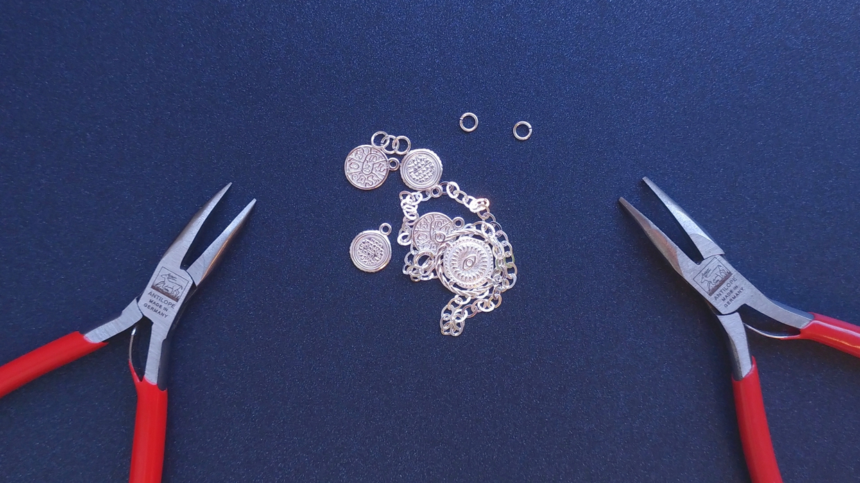 Półfabrykaty do stworzenia bransoletki