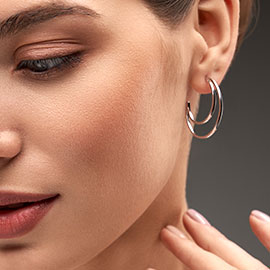 Kolczyki koła srebrne Kolczyki koła srebro 925