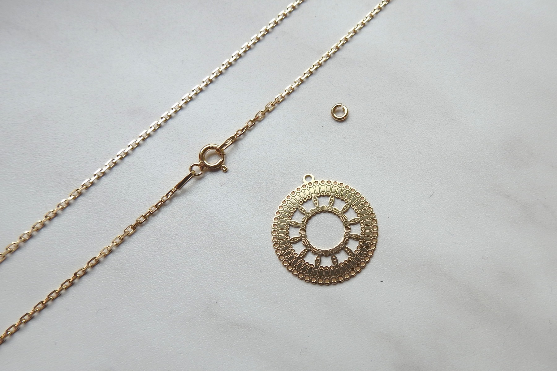 Naszyjnik handmade instrukcja krok 1