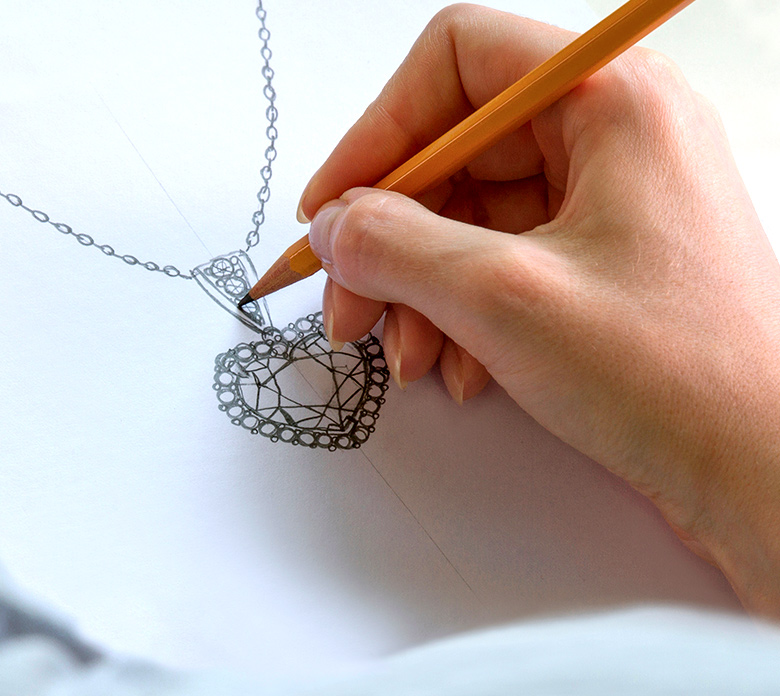 Projektowanie 2D i 3D Projektowanie półfabrykatów do biżuterii